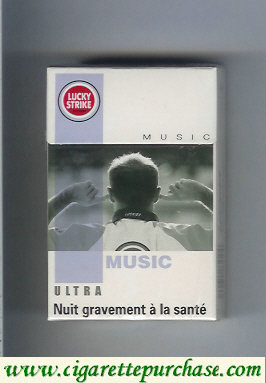 Lucky Strike Ultra Music cigarettes hard box
